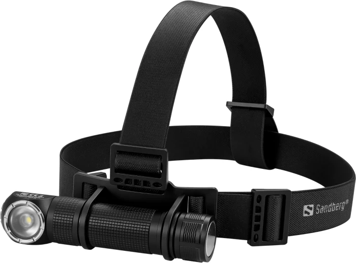 Llambë koke Sandberg Headlamp 1000 Pro 1000 lm, USB-C, IP66, 2000 mAh, e zezë