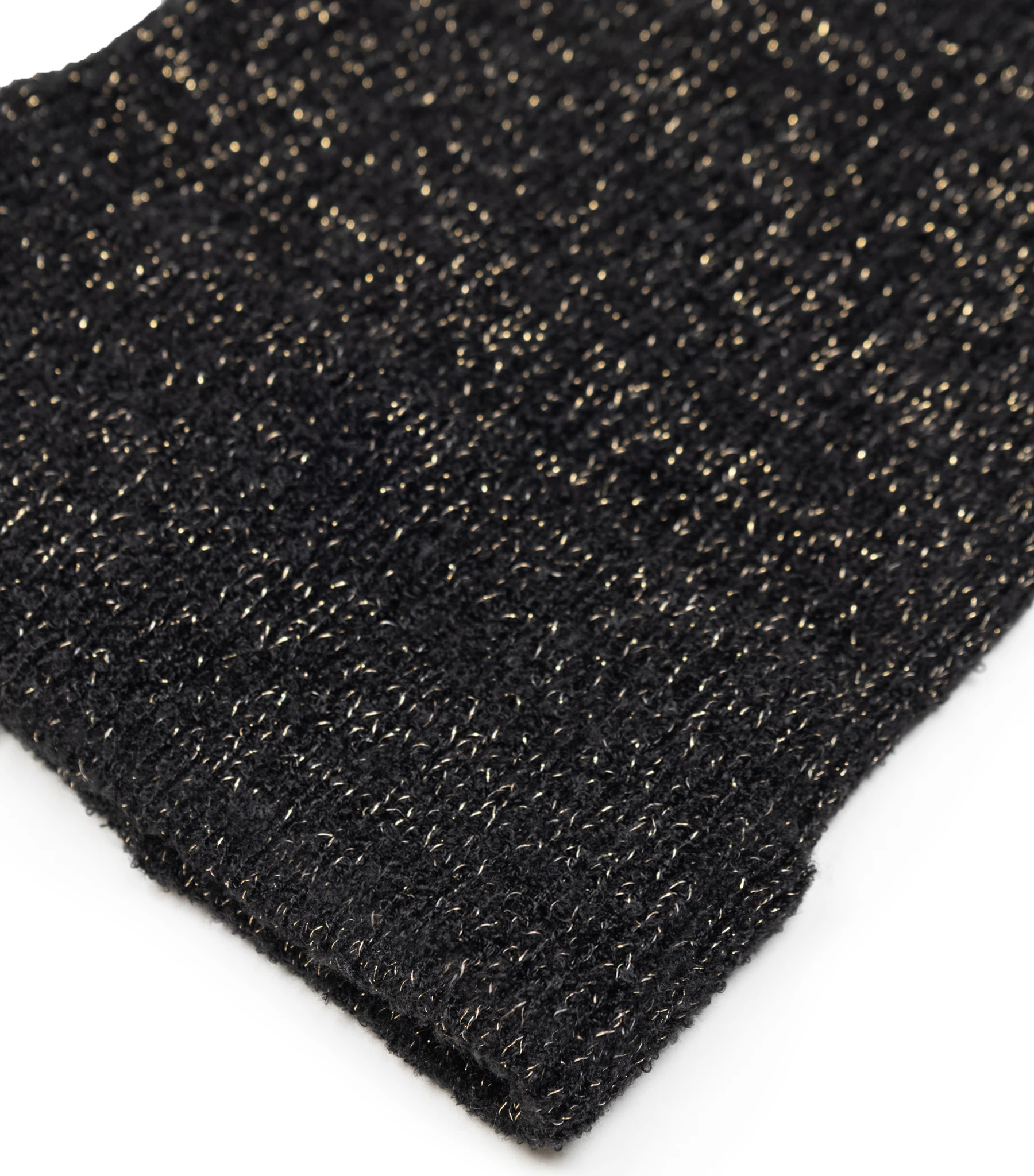 Kapelë dimërore për femra Pieces Pcpyron Lurex Hood Noos Bc 17114859, e zezë