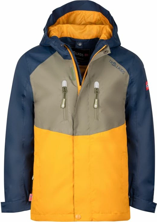 Jakne për fëmijë Trollkids, e verdhë