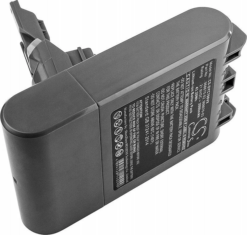 Bateri për fshesë me korent Cameron Sino CS-DYC700VX 21.6V 2000mAh/43.2Wh (zëvendësim 968670-02/968670-03) e zezë