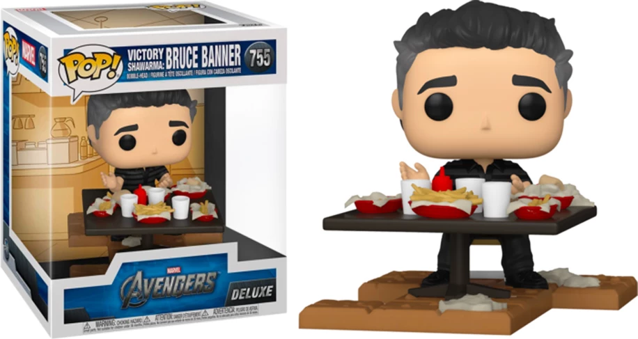 Figurinë koleksionuese vinyl Funko POP! Deluxe Marvel Avengers Victory Shawarma Bruce Banner (Exclusive)