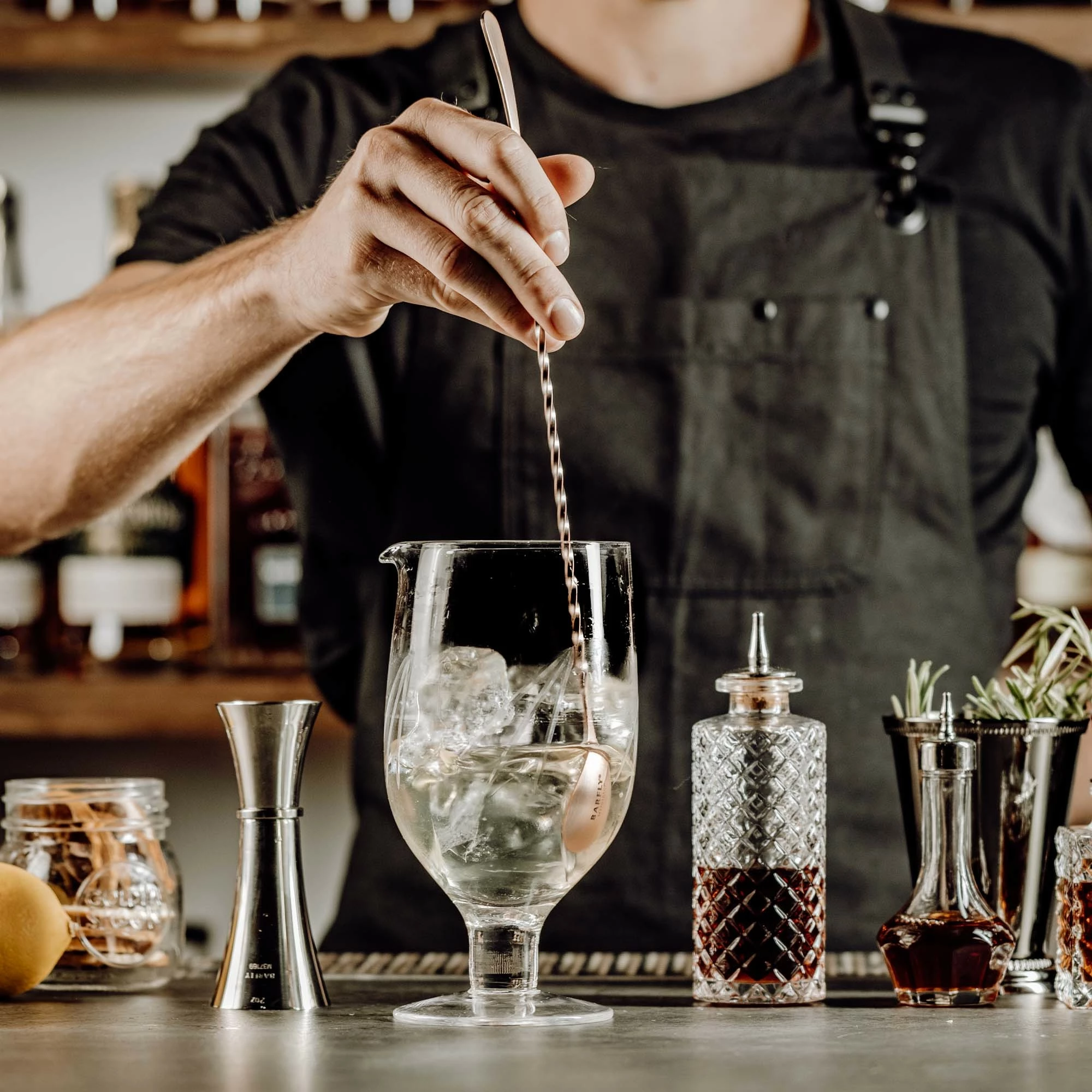 Jigger matës pije, BarFly Yakuza, 2 oz, çelik inox 18/8, argjend