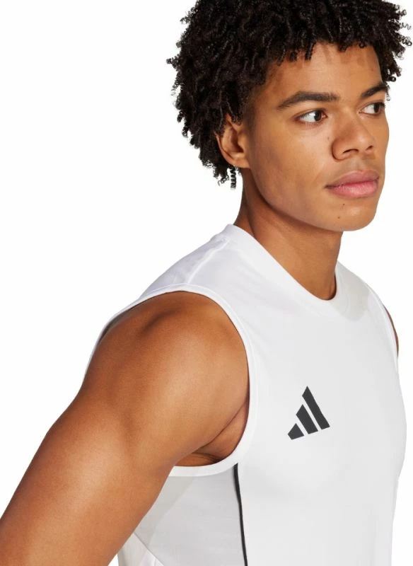 Fanellë pa mëngë për meshkuj adidas, e bardhë [Madhësia: S]