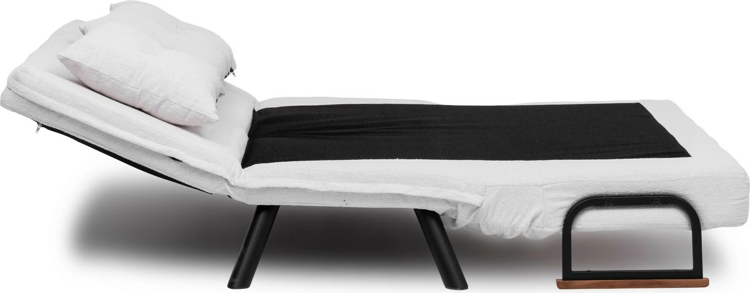 Divan-krevat dy ulës, Atelier del Sofa, Sando, teddy, i bardhë