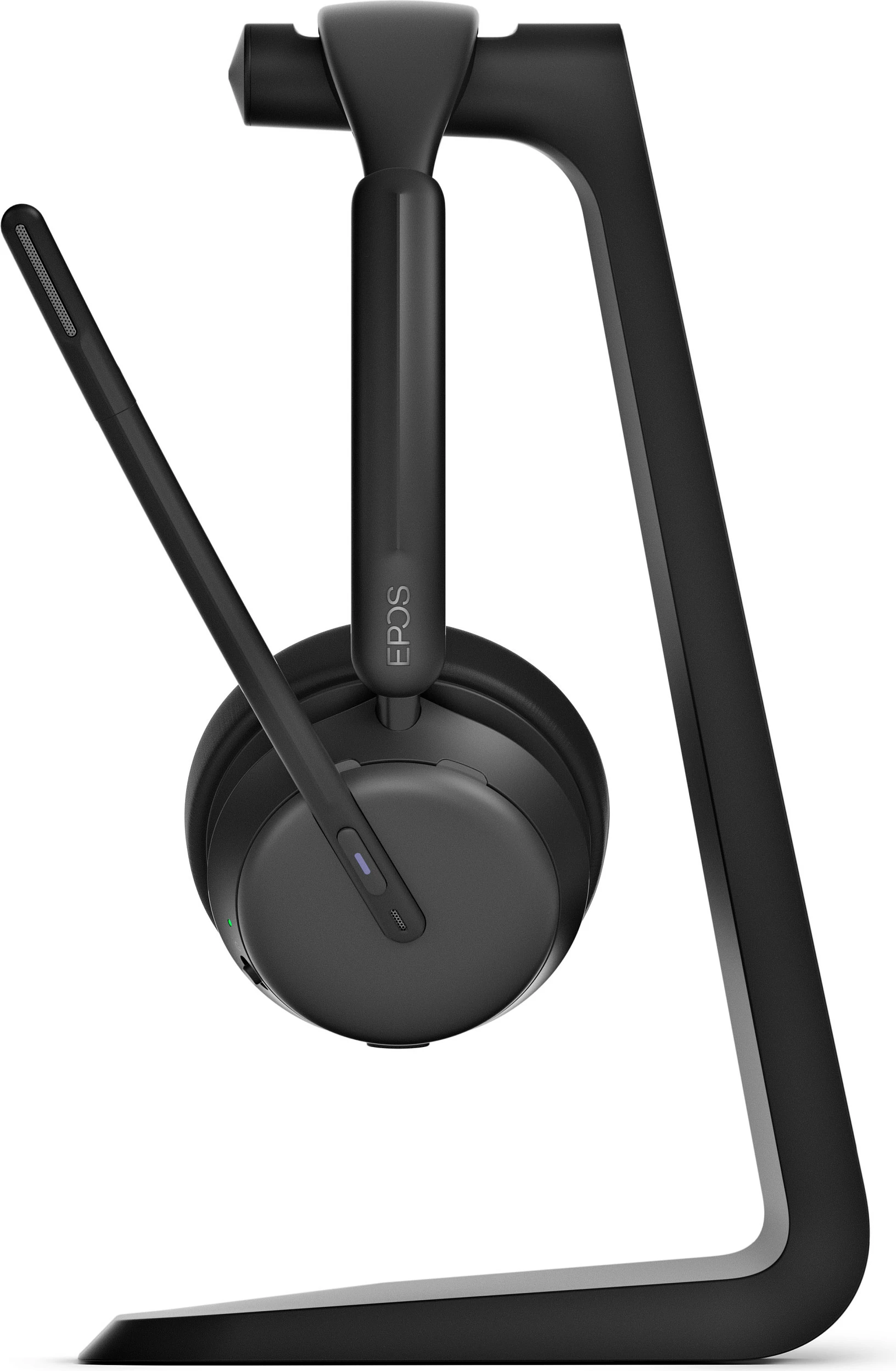 Kufje EPOS IMPACT 1000 MS UC, Bluetooth, ANC, USB-C+A, me stand, të zeza