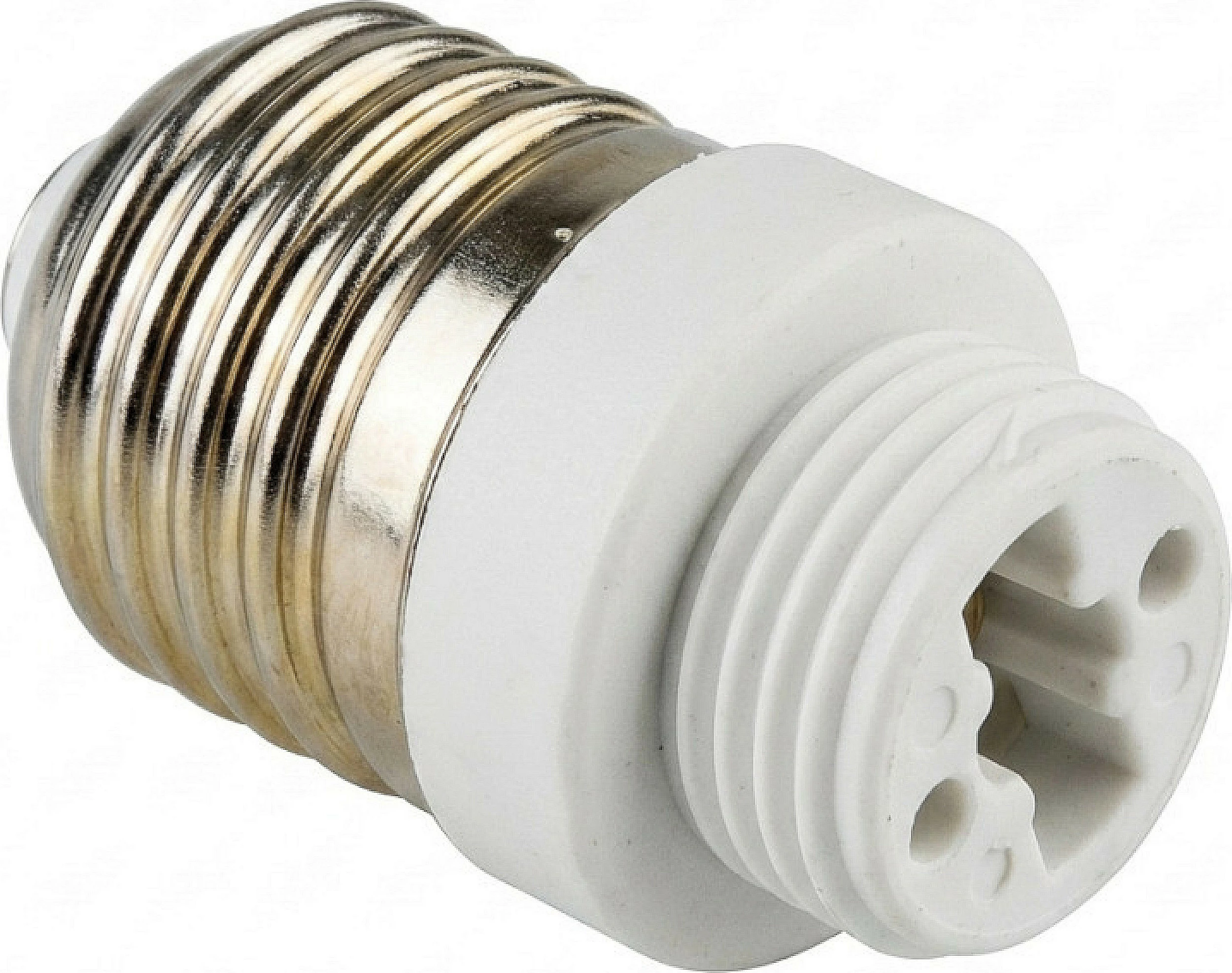 Adapter soketi Synergy21 E27 në G9, i bardhë