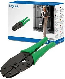 Pincë krimpuese LogiLink për konektorë RJ45 Hirose, jeshile
