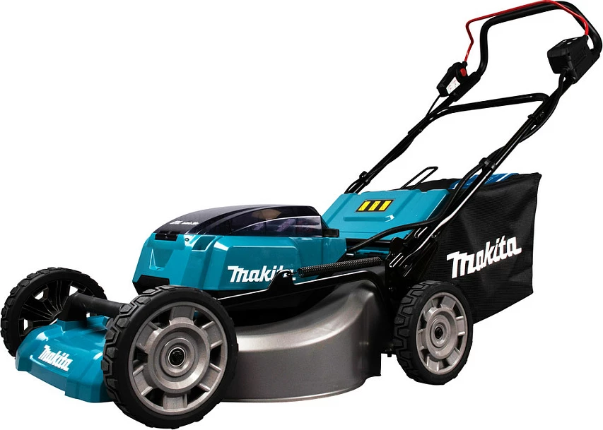Kositëse bari me bateri Makita DLM530Z, 18V, 53 cm, 60 L, 4x4, Brushless, e zezë/blue