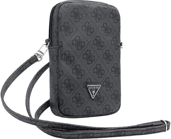 Çantë për celular Guess Zip 4G Triangle, e zezë