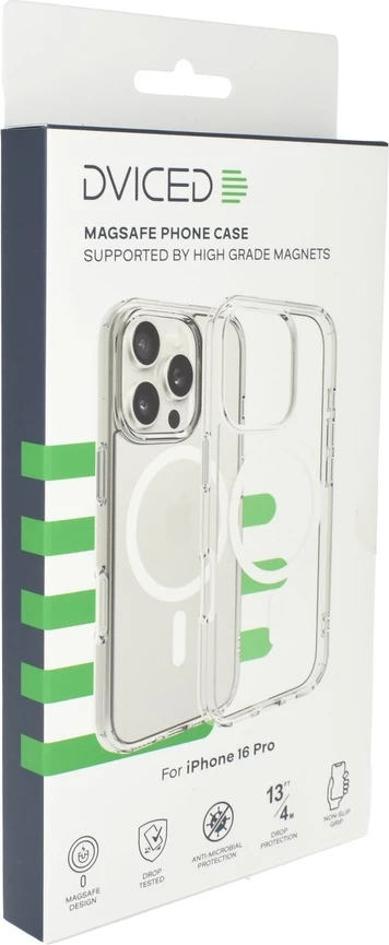 Dviced MagSafe iPhone 16 Pro clear case White