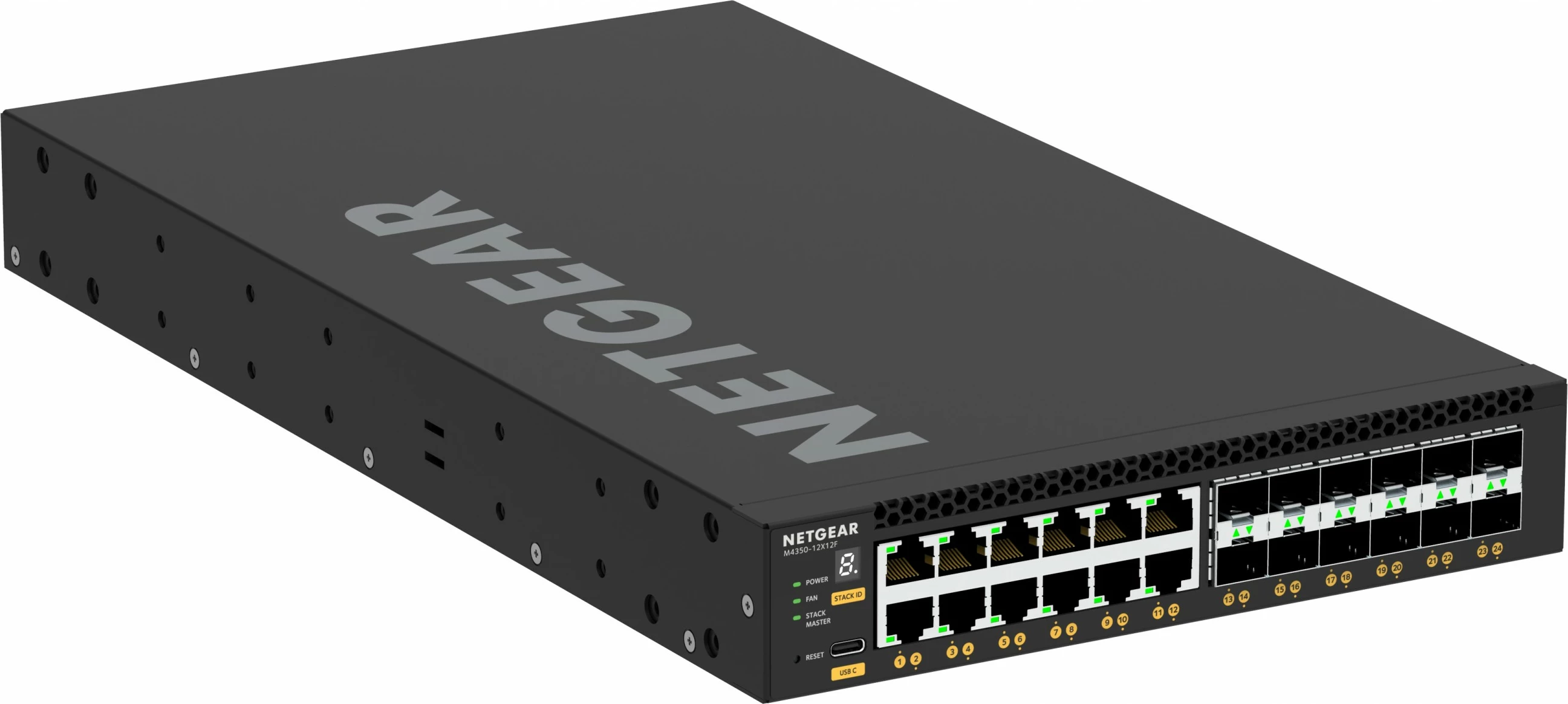 Switch NETGEAR M4350-12X12F, Managed, L3, 10G Ethernet, Rack mounting
