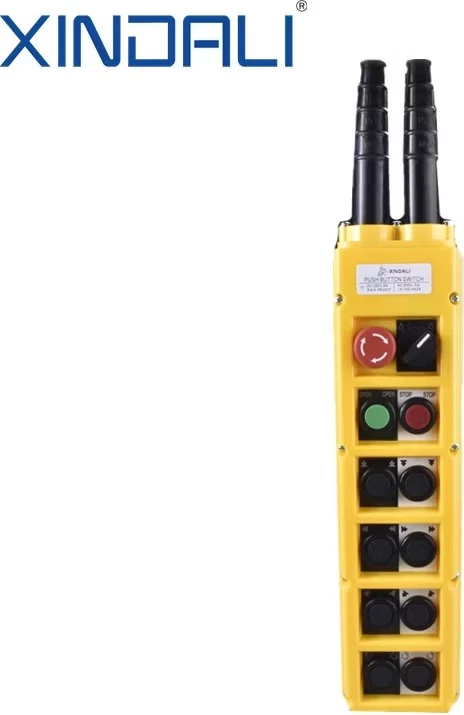 Taster me kuti XCD-66C, 10 butona komandues + emergjent + ndërprerës 1-0-2