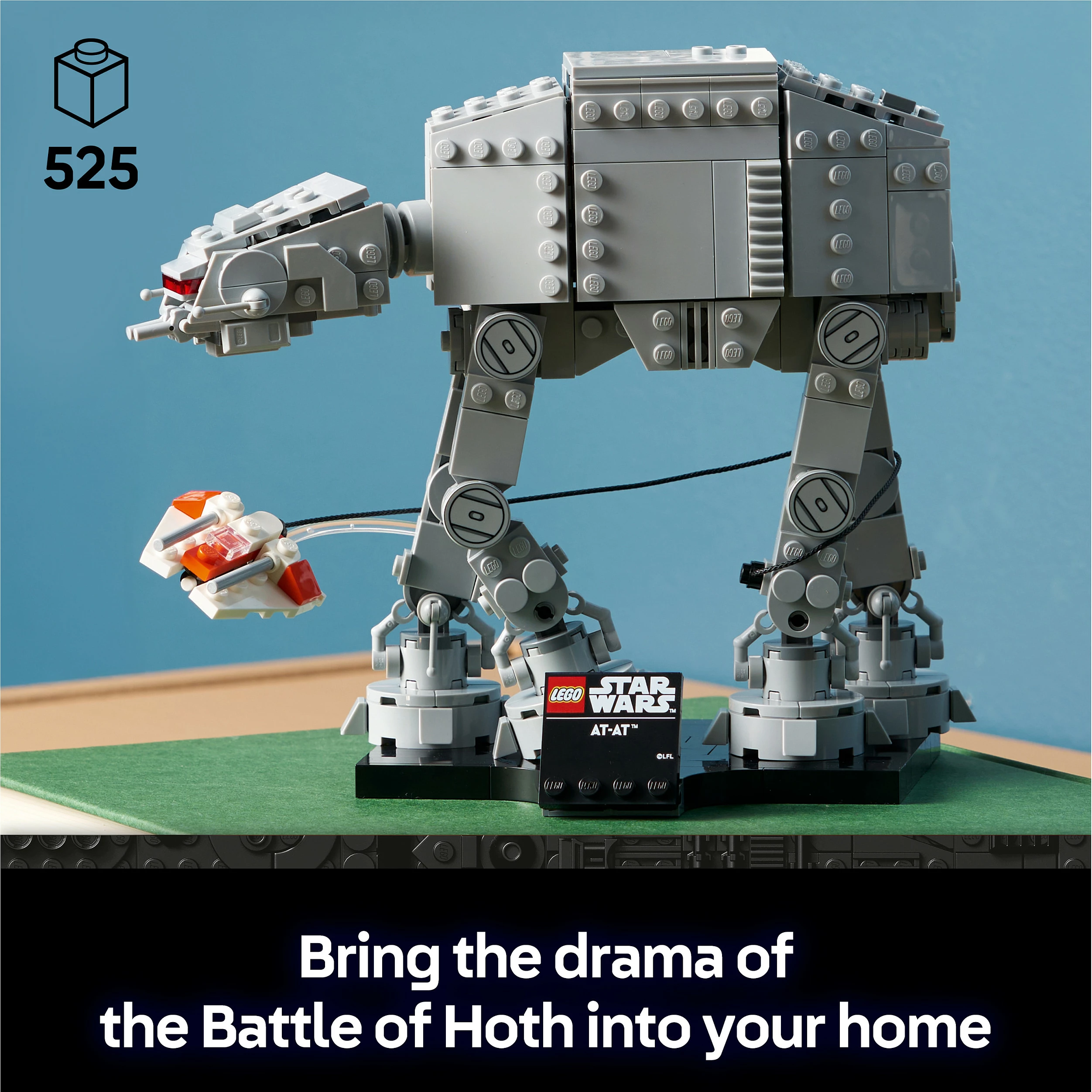 Set ndërtimi LEGO Star Wars AT-AT 75440, 525 copë, 18+, shumëngjyrësh