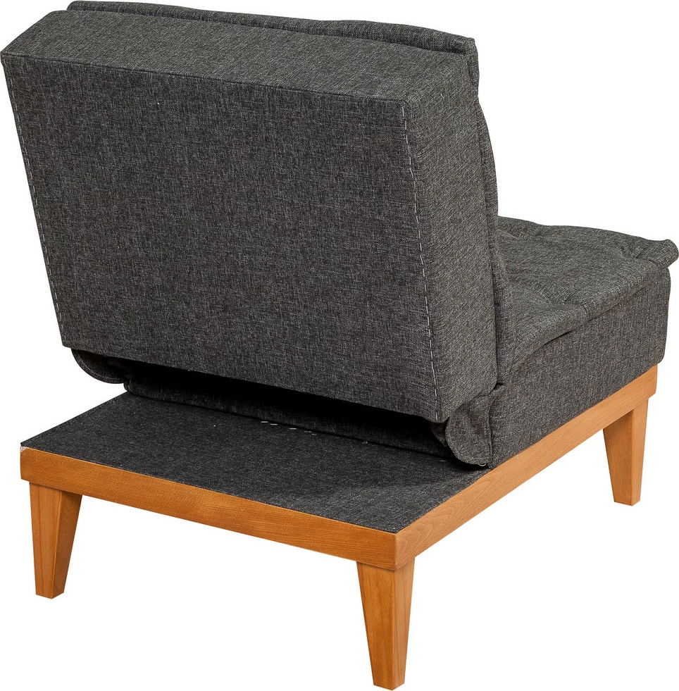 Karrige berjer Wing, ngjyrë antracit, Atelier del Sofa, Fuoco