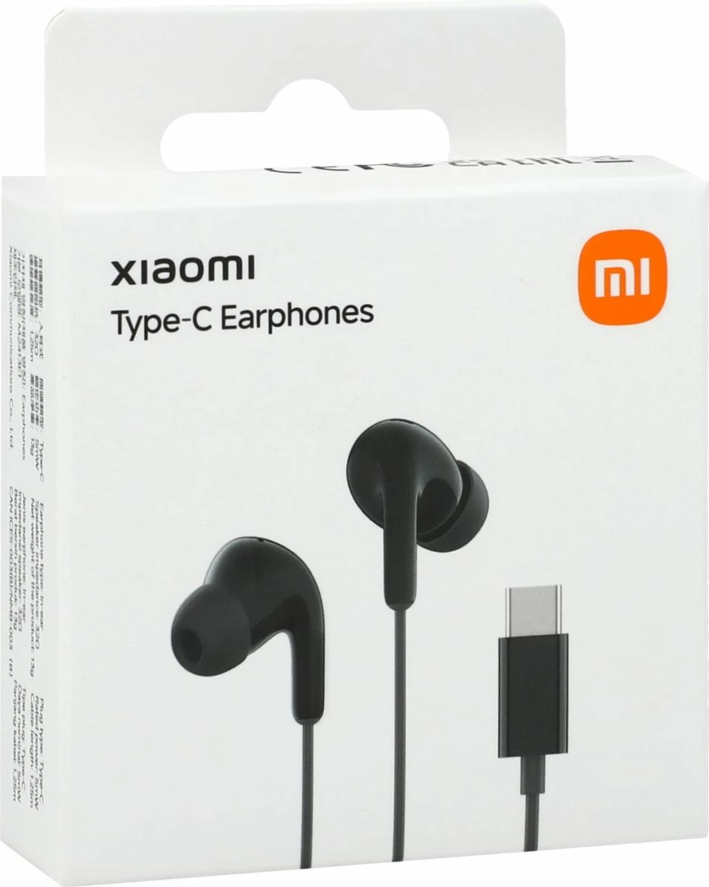 Kufje Xiaomi BHR8931GL in-ear me kabllo USB-C, me mikrofon dhe kontroll 3-butonësh, 12.4mm, IP54, të zeza