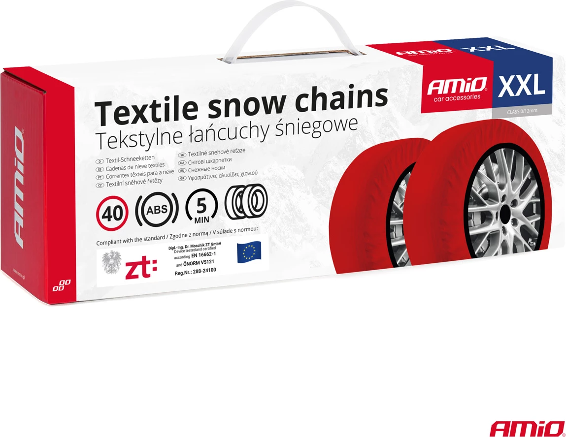 Qorapa dëbore tekstile XXL – 2 copë 