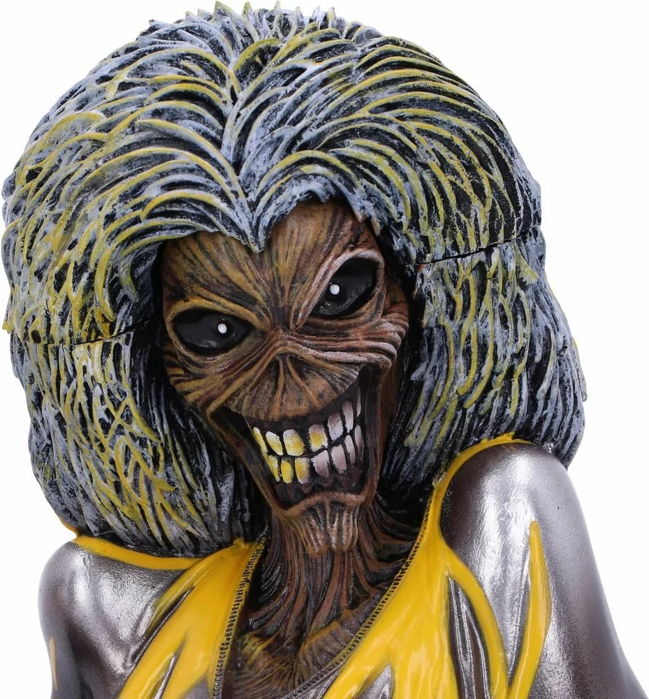 Kuti dekorative bust, NEMESIS NOW, Iron Maiden Killers, me hapësirë ruajtjeje