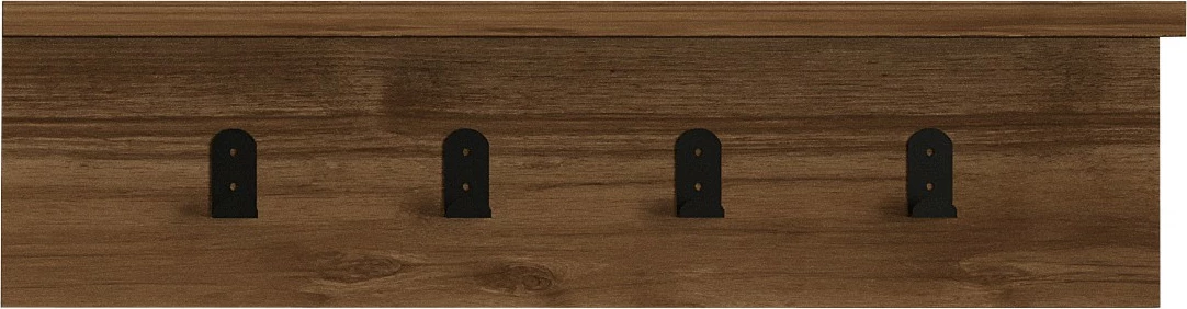 Raft muri Ayla, ngjyrë arre, Hanah Home