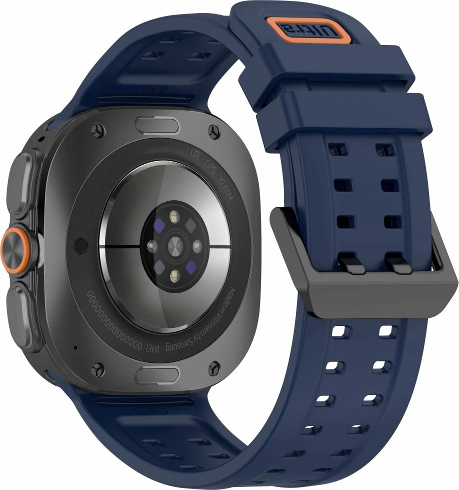 Rrip silikoni Tech-Protect Silicone Air Strap për Samsung Galaxy Watch Ultra 47mm, navy blue (1 copë)