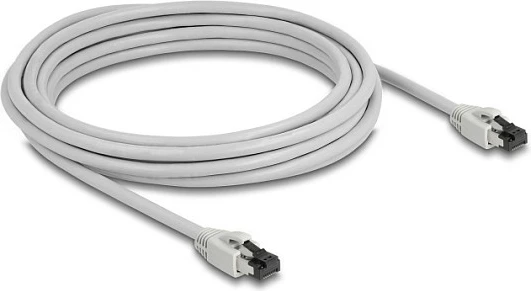 Kabllo rrjeti DeLOCK Cat8.1 S/FTP RJ45 5 m, 40 Gbps, gri