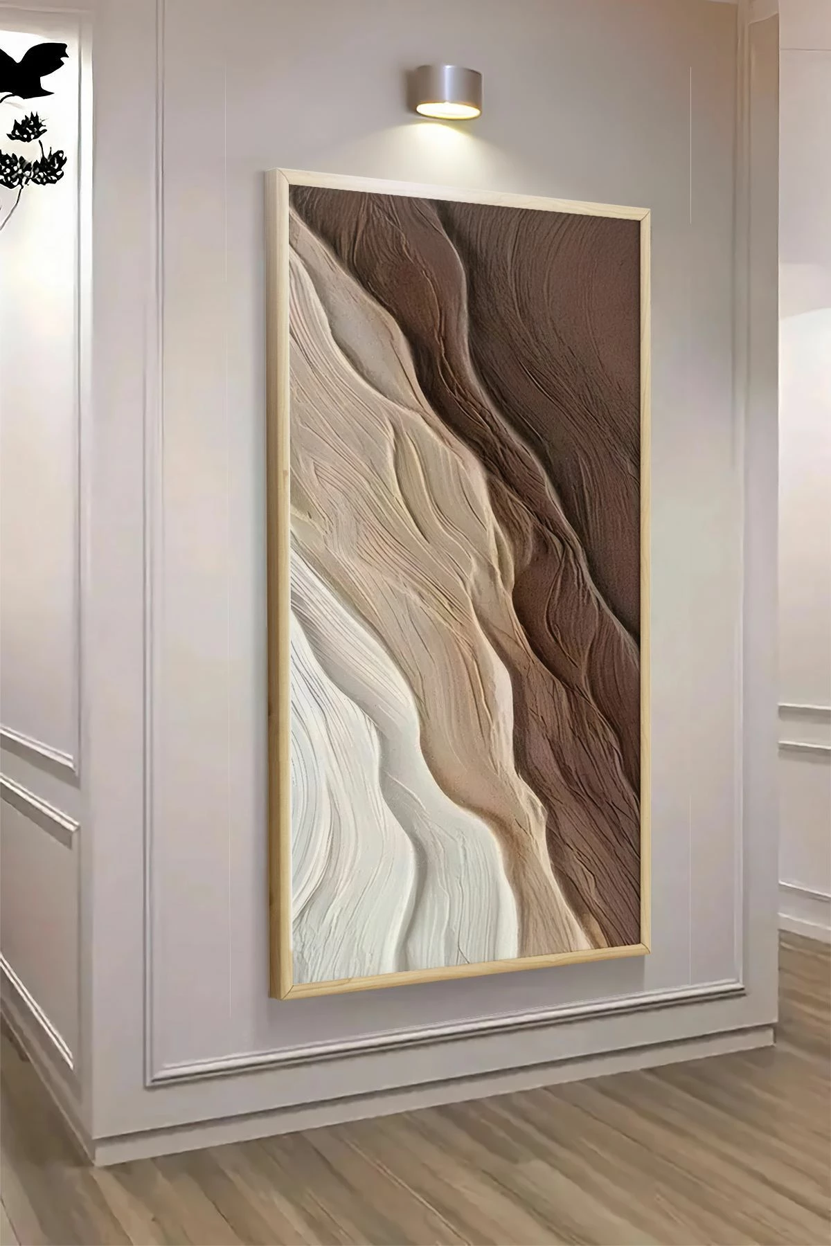 Pikturë dekorative me kornizë, MDF, shumëngjyrëshe, Wallity, 120x50cm