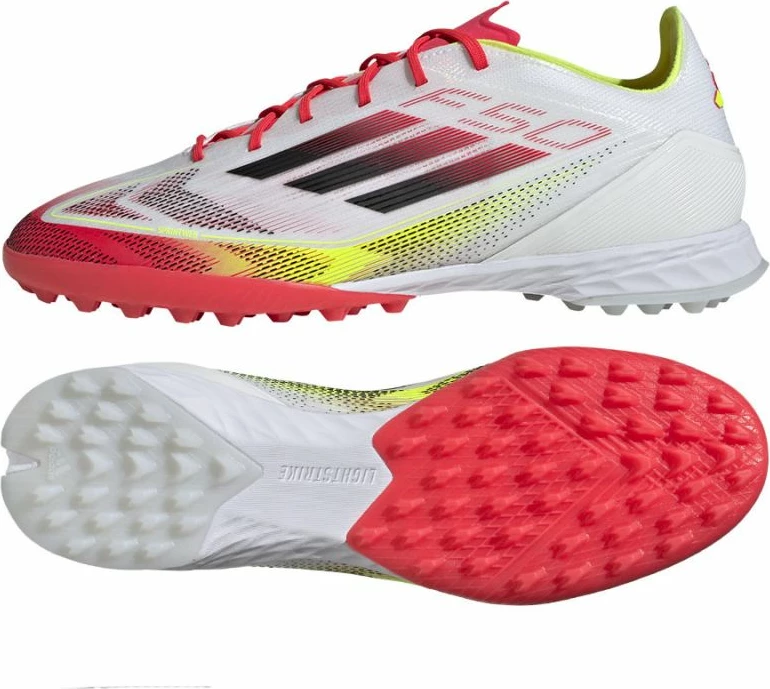 Atlete futbolli adidas për meshkuj, të bardha