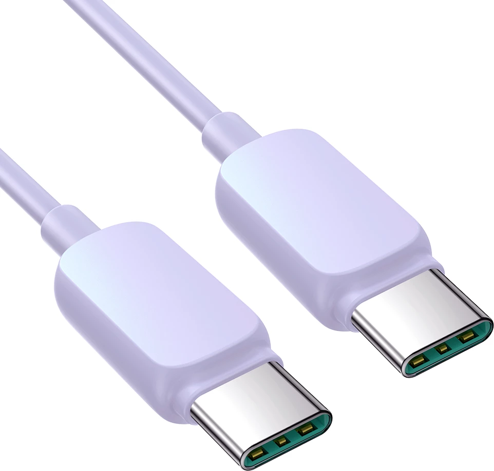 Kabllo USB-C në USB-C Joyroom Multi-Color Series A14, 1.2m, 100W, Vjollcë