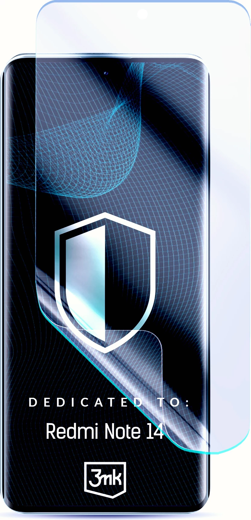Folje mbrojtëse 3mk 1UP për Xiaomi Redmi Note 14 4G, TPU
