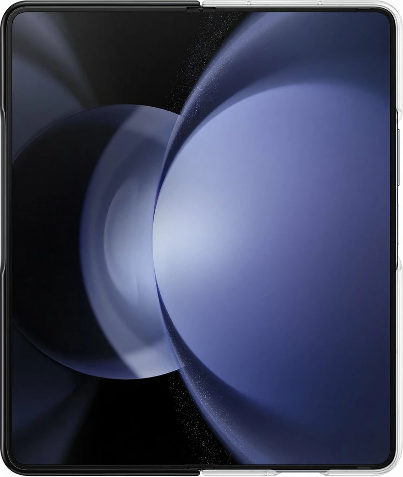 Mbështjellës silikoni Samsung Galaxy Z Fold 5 me mbajtëse gishti, Transparent
