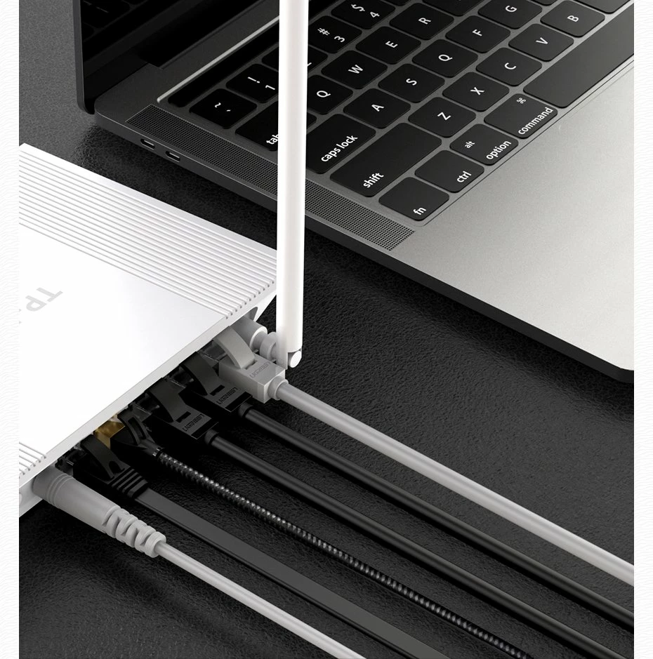 Kabllo rrjeti Ugreen Cat 6 UTP, RJ45, 20m, e zezë