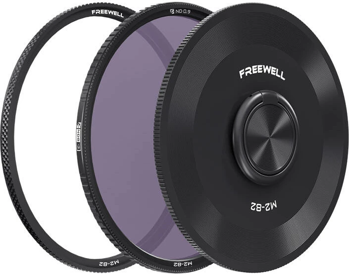 Filter Freewell M2 Series ND8 për kamera, 82mm, me adapter magnetik, set me kapak dhe kuti