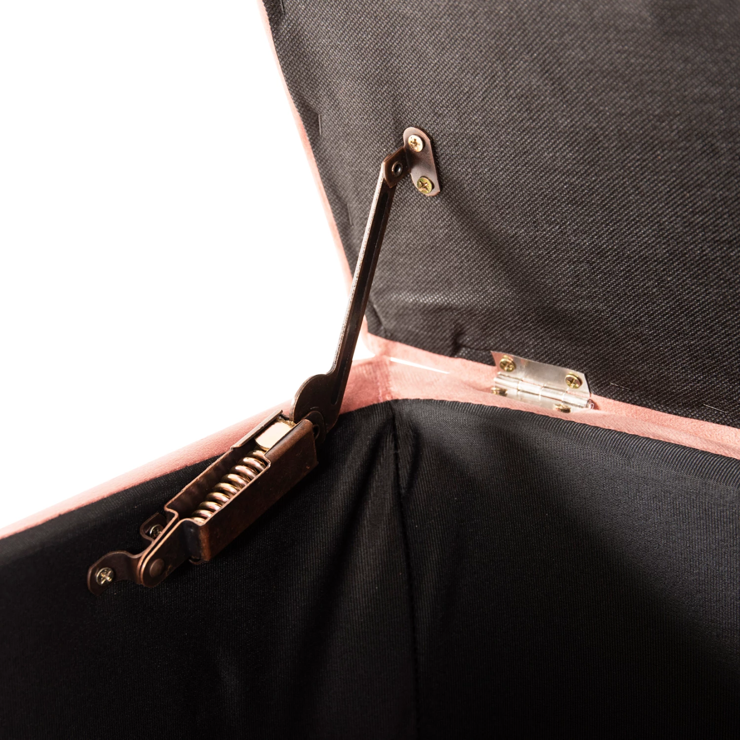 Stool/trunk me hapësirë magazinimi PUNK FH279.12, kadife ngjyrë rozë e zbehtë, 90x50x52H cm