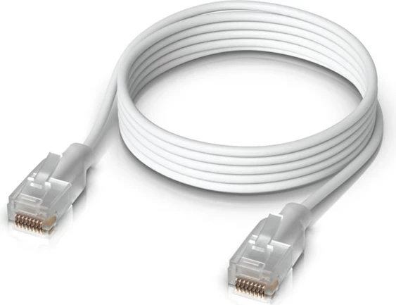 Kabllo rrjeti Ubiquiti UACC-Cable-Patch-EL-1M-W, Cat6, 1m, Translucent