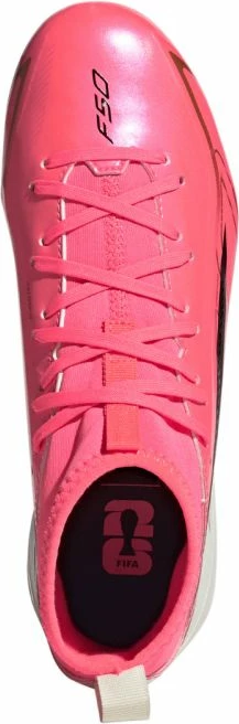 Atlete futbolli për fëmijë adidas F50 Hyperfast League Mid FG, rozë [Madhësia: 29]