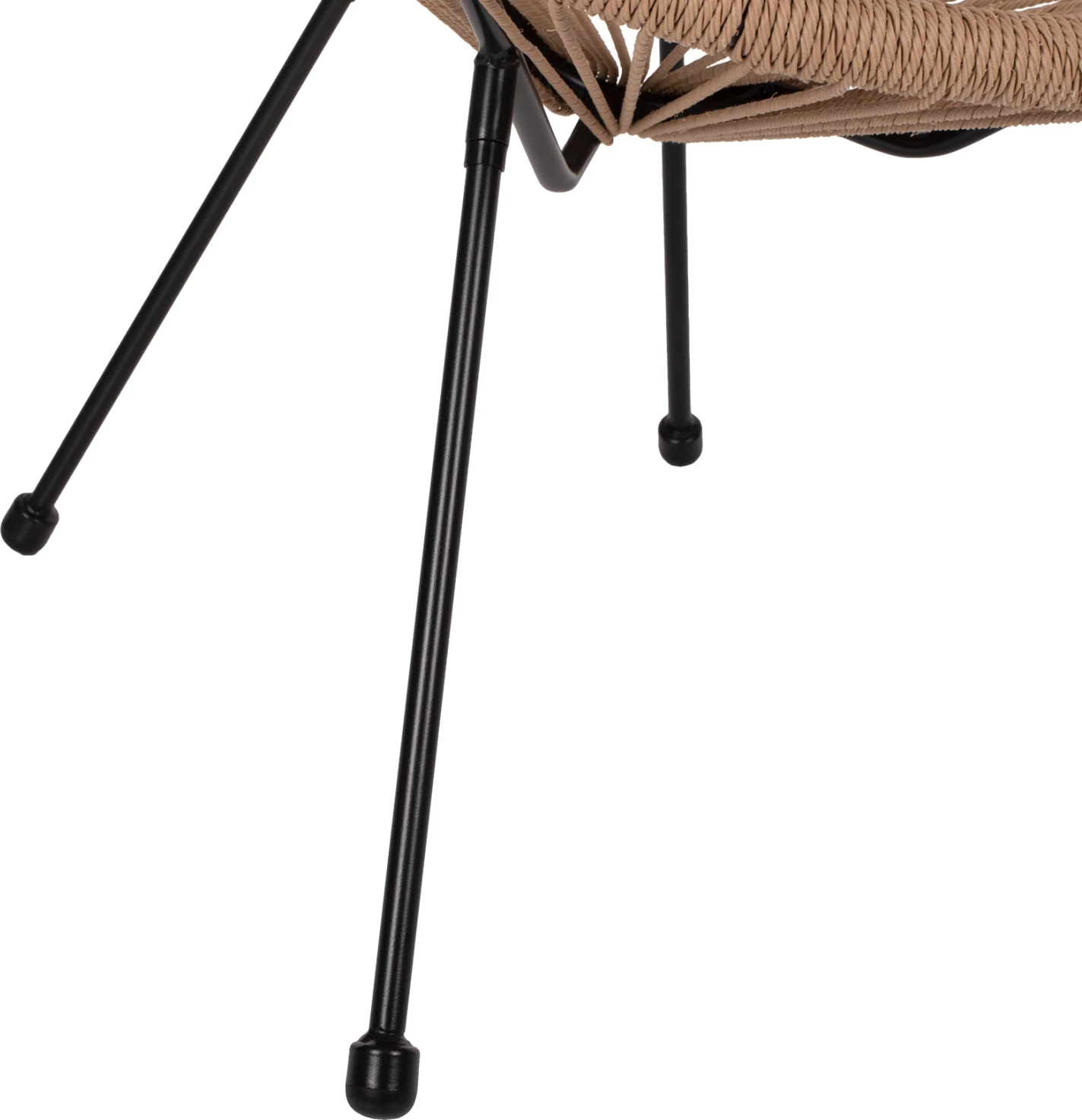 Karrige ACAPULCO lloj foleje, metal i zi & rattan natyral, FH5871.01, 70x73x79Hcm 5