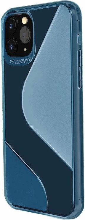 Mbështjellës Hurtel S-Case për Huawei P40 Lite E, TPU, Blu