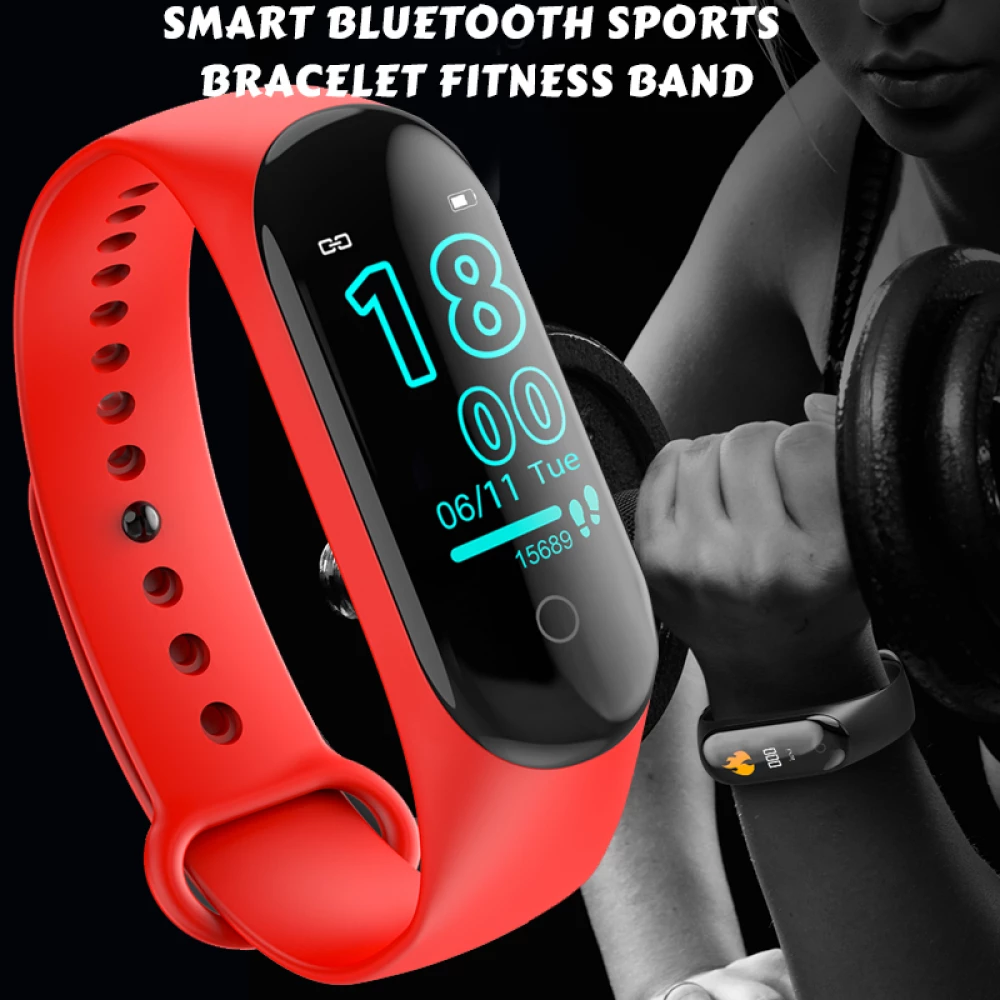 Orë e mençur M4 IOS & Android, e kuqe