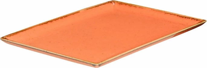 Tabaka drejtkëndore Porland Seasons Amber 350x260 mm, portokalli, set 6 copë