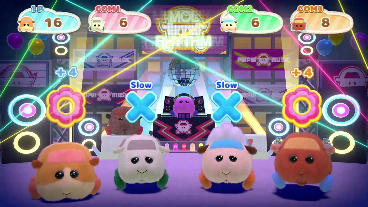 Lojë Nintendo Switch Nighthawk Interactive Pui Pui Molcar Let's! Molcar Party! (PEGI 3, 10 mini-lojëra, deri 4 lojtarë)