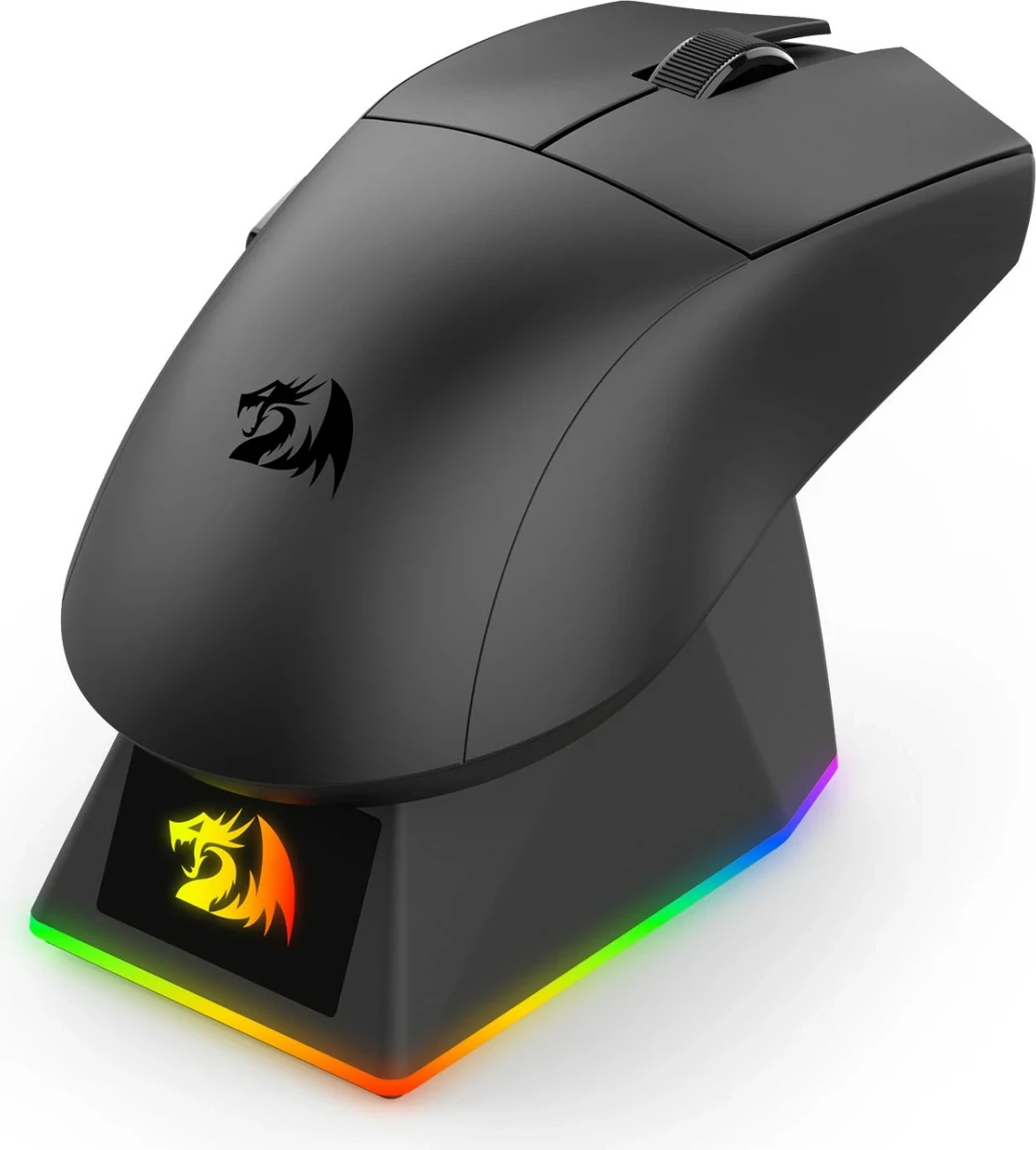 Maus gaming Redragon K1NG ULTRA M999, wireless/Bluetooth, 45000 DPI, me dock karikimi, i zi