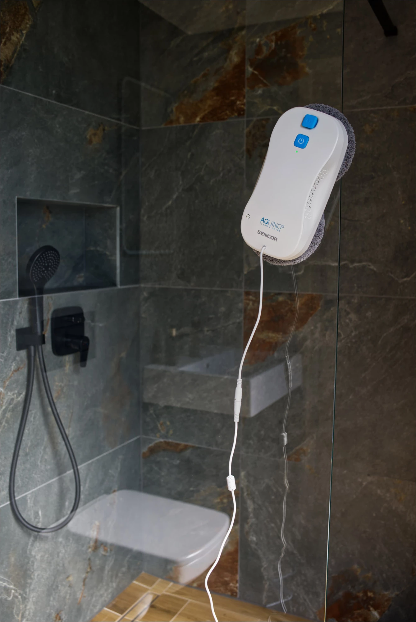 Pastrues dritaresh elektrik Sencor SRW 6010WH, automatik, me telekomandë, i bardhë