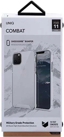 Mbështjellës UNIQ Combat për iPhone 11 Pro, Bardhë