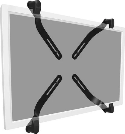 Adapter VESA për monitor pa vrima, Digitus DA-90347, 17-30 inç, 8 kg, i zi, set 4 copë