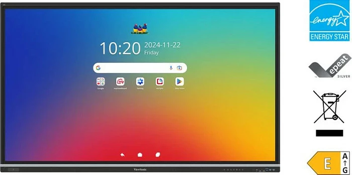 Ekran interaktiv ViewSonic IFP9851, 98", 4K UHD, Touch 50 pika, 500 nits, i zi