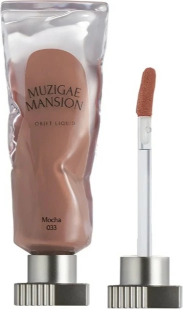 Buzëkuq për femra Muzigae Mansion Objet Liquid Long-lasting Matte Lipstick 033 Mocha, 6ml