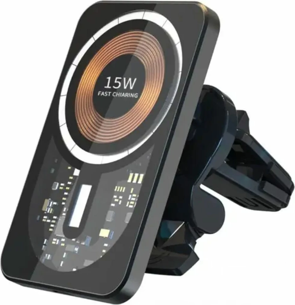 Karikues Wireless Magnetik për Makinë 15W me Fast Charging
