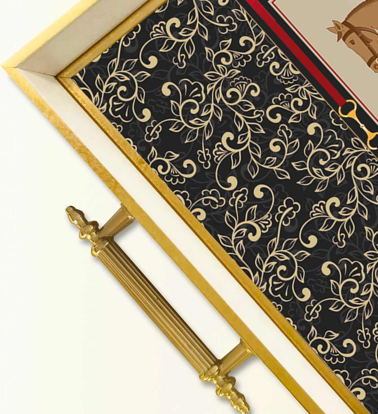 Tabaka qelqi Aberto Design, shumëngjyrëshe, TPB9897, 50x29x3.5cm