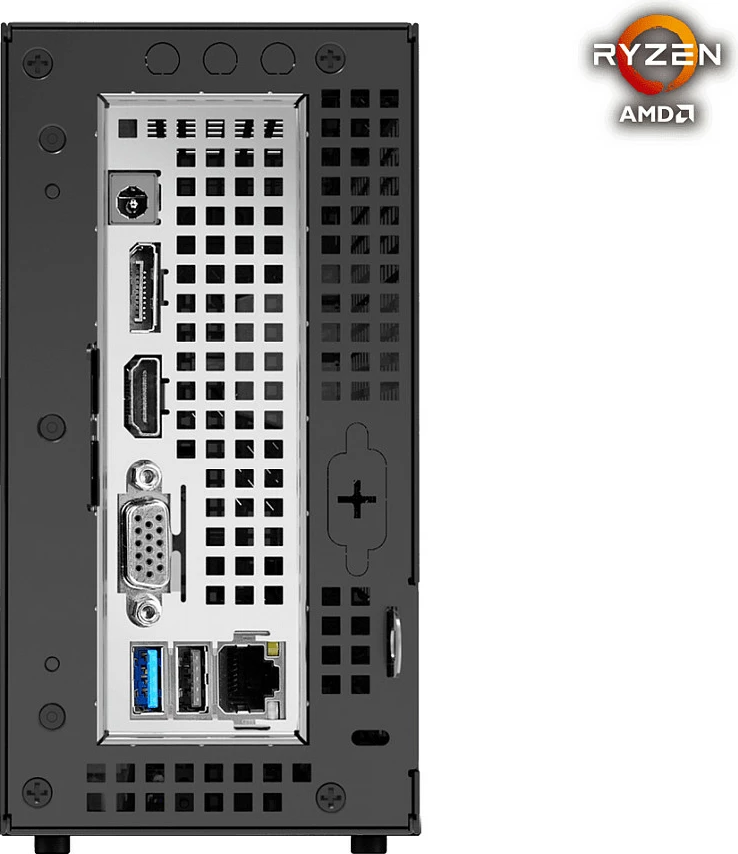 Kasë mini PC ASRock DESKMINI X300, Socket AM4, DDR4, HDMI/DP/USB-C, e zezë