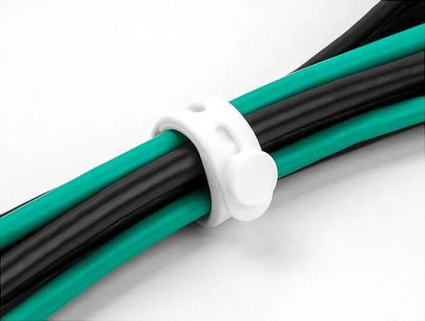 Lidhëse kabllosh DeLOCK Soft Tie 118 mm, silikon, set 10 copë, zi/bardhë
