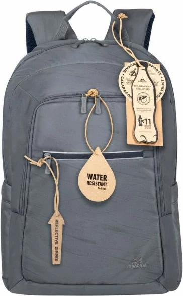 Çantë shpine për laptop RivaCase ECO 7561 15.6", gri